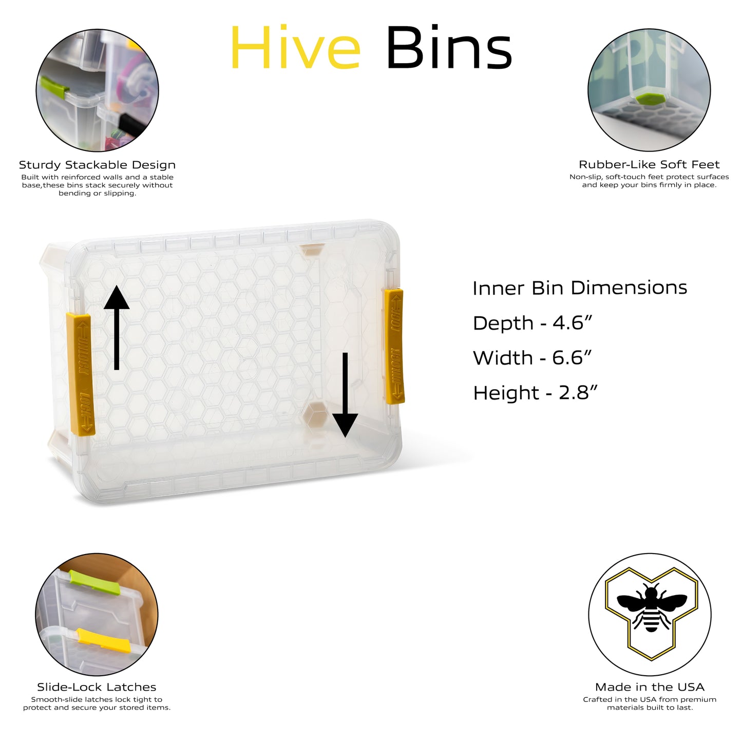 Hive Bin - 1.5QT – Wildflower Blue